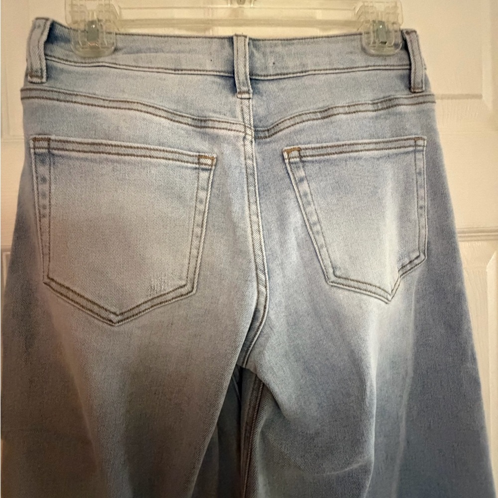 ONESO-Women NWOT Sky Blue Wide Leg Jeans Size 26 - Picture 6 of 9